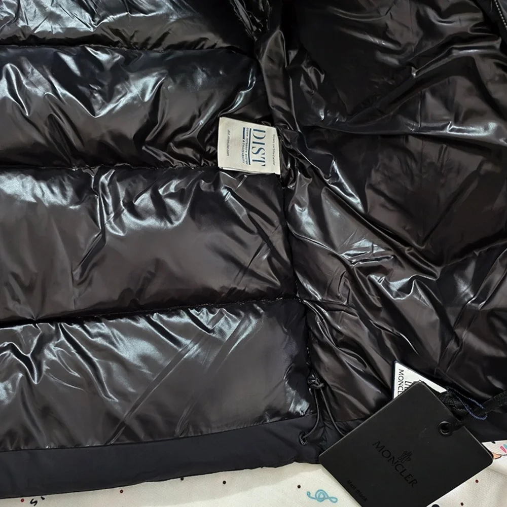 Moncler Black Hooded Down Jacket - Picture 10 of 13